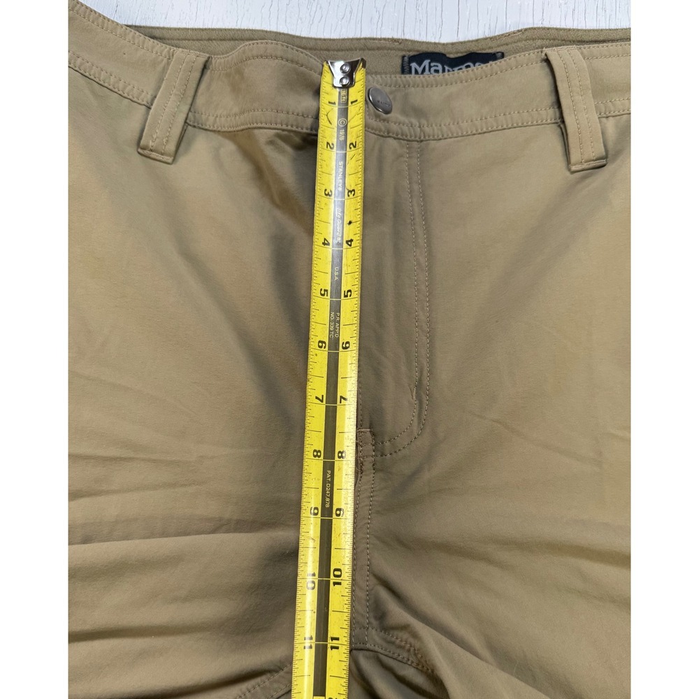 Marmot Mens Hiking Pants Size 40 Khaki Nylon Blend Straight Leg Outdoor - Picture 8 of 9